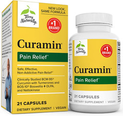 Terry Naturally Curamin Capsules, Pain Relief Supplement with Curcumin Turmeric