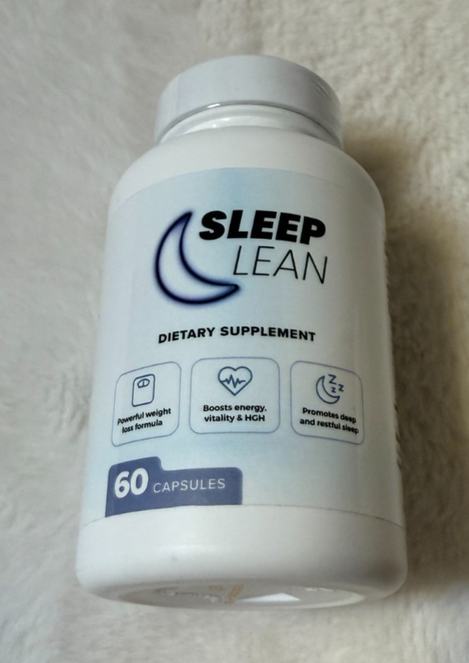 Sleep Lean Capsules, Sleep Lean Wellness Supplement Pills (60 Capsules) Exp 9/27