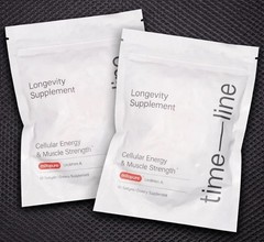 Time-Line Longevity Supplement Mitopure Urolithin A 60 Softgaels -2 Pack – 07/27