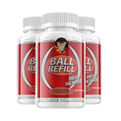 3-Pack Ball Refill Male Capsules – Ball Refill for Male Vitality – 180 Capsules