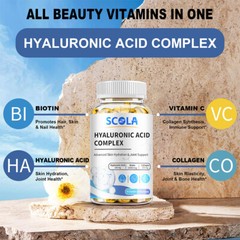 Hyaluronic Acid Capsules 10000mg Support Joint Health Reduce Wrinkles Anti Aging