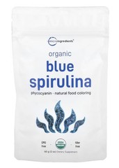 MICRO INGREDIENTS, Organic “BLUE” Spirulina, 2 oz (60 g) 04/2027 Fresh New