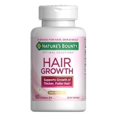 Nature’s Bounty Optimal Solutions Hair Growth, 90 Capsules