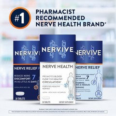 Nervive Nerve Health, Alpha Lipoic Acid, Fortify 30 Count (Pack of 1)