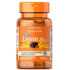 Puritan’s Pride Lutein 20 mg with Zeaxanthin – 120 Softgels