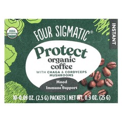 Four Sigmatic Mushroom Coffee Mix 10 Packets 0 09 oz 2 5 g Each Paleo,