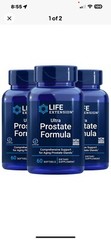 Life Extension Ultra Natural Prostate 3 Bottles gels Fast Free Shipping