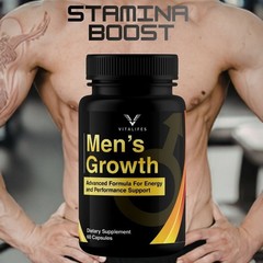 (1 Pack) Men’s Growth Advanced Male Support Supplement Men’s Growth 60 Capsules