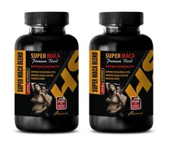 Extract for Men Gluten Free – SUPER MACA PREMIUM BLEND – 2 Bottle 120 Capsules