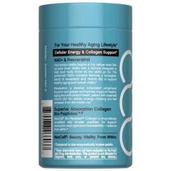 NeoCell , neoNAD+ Resveratrol/MultiCollagen/ Bio-Peptides 1,000 mg.
