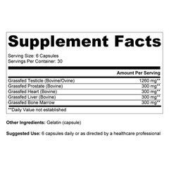Ancestral Supplements MOFO Male Optimization Formula Testes Prostate 180 Capsule