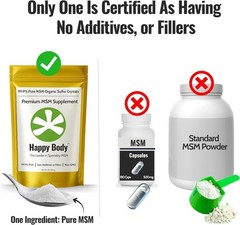 Organic Sulfur Crystals | 99.9% Pure MSM | Joints, Hair & Skin | 1 Pack | Org…