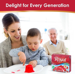 Royal Gelatin Sugar Free Variety Pack of 12-3 Boxes Each Flavor