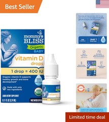 Vitamin D3 Drops for Infants – Promote Strong Bones with 400 IU | 100 Servings