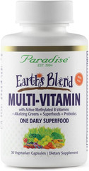 Earth’S Blend Women’S Once Daily Multivitamin with Iron, 48 Organic Superfoods,