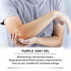 2PCS Joint Purple Gel, Purple Relief Soothing Massage Cream,Joint Activities