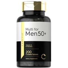 Multivitamin for Men over 50 plus | 200 Count | with B Vitamins, Vitamin D, Magn