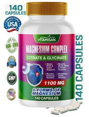 Magnesium Complex 1100mg with Malate, Citrate, Glycinate – High Absorption