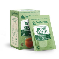 Dr. Kellyann Rosemary Thyme Bone Broth Packets 7 Servings – 16g Protein Grass