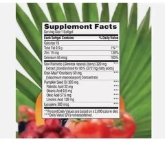 Trunature PROSTATE PLUS HEALTH COMPLEX – Pack of 2 Saw Palmetto with Zinc