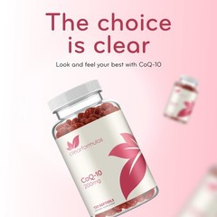 CoQ10 200mg Softgels – Quick Absorption Antioxidant for Heart Health & Energy Su