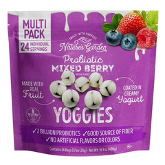 Nature’s Garden Probiotic Mixed Berry Yoggies 0.7 oz., 24 pk.