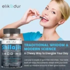 SHILAJIT + ASHWAGANDHA GUMMIES Potent Antioxidant Immune Support Overall Health