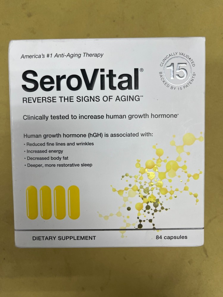 1 New SeroVital Reverse the Signs of Aging – 84 Capsules Exp. 01/2026