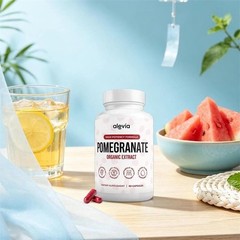 3 Pack – Alevia Pomegranate Capsules 60ct Organic Extract Antioxidant -US Stock