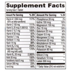 Equate Complete Multivitamin/Multimineral Supplement Tablets, Women 50+, 100 Cou