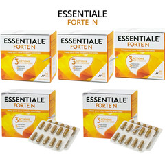 BUY 3 FREE 1 NEW Original Essentiale Forte N 90 Count Liver Health Supplement