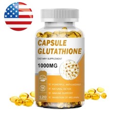 Liposomal Glutathione Pure Reduced L-Glutathione Detox Skin Whitening 120 Caps