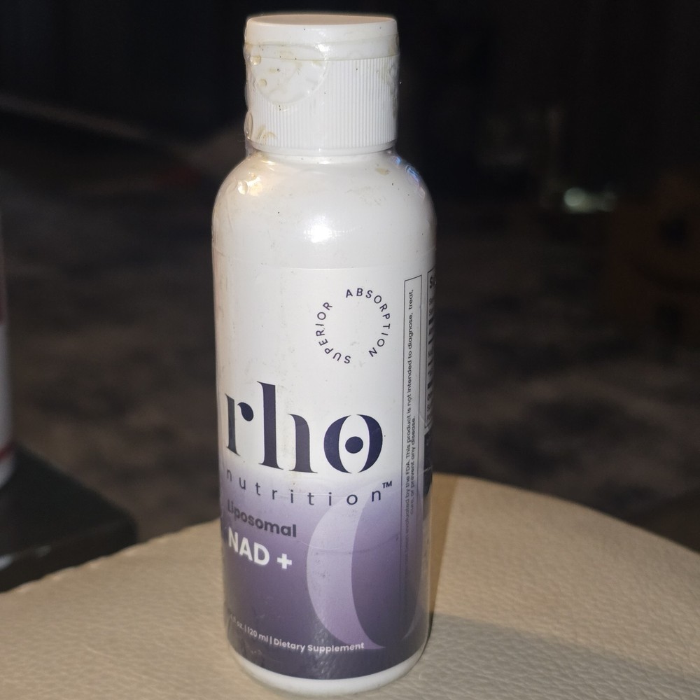 Rho Nutrition Liposomal NAD+Ultra High Absorption Liquid Supplement 4 oz BB 9/28