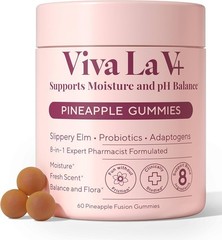 8-In-1 Slippery Elm Vaginal Probiotic Gummies for Women – Intimate Moisture, Bal