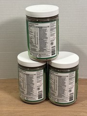 Lot of 3 Organic Greens With Superfood Blend, Unflavored, 10.75 oz Exp 07/2026
