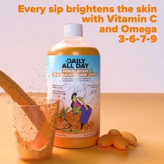 Daily All Day Himalayan Sea Buckthorn Berry Pulp Concentrated Juice 500 ml