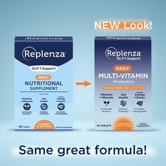 Replenza Daily GLP-1 Nutritional Support 60 Count (Pack of 1), N/a