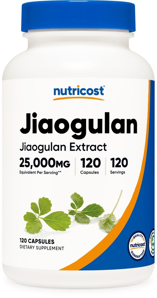 Nutricost Jiaogulan Extract (25,000mg Equivalent) 120 Capsules – Vegan-Friendly