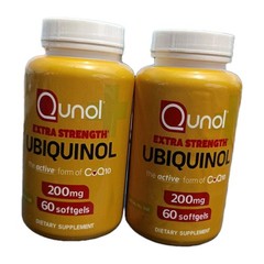 2X Qunol 200mg Ubiquinol Powerful Antioxidant for Heart and Vascular Health