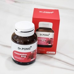 Astaxanthin 6mg Natural Asta REAL Anti-Aging Supplement 30 Capsules, Dr. Pong