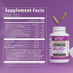 Activa Labs+ Hormone Balance for Women’s Energy, Mood, Libido and Focus – 60ct.