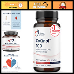 CoQ10 Ubiquinol 100mg – Superior Bioavailability, Heart Health, Energy Support (