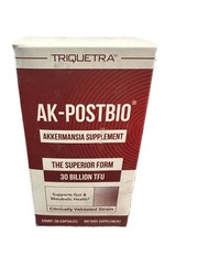 TRIQUETRA AK-POSTBIO SUPPLEMENT 30 CAPSULES 10/2027 NEW