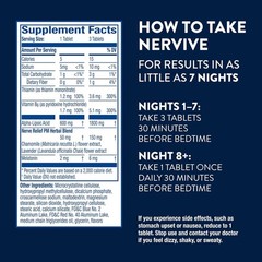 Natural Nerve Relief PM Capsules with Lavender – 30 Day Supply for Sleep Aid