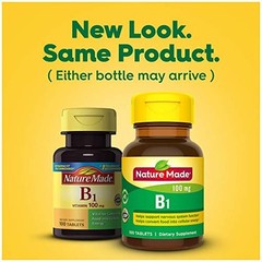 Vitamina B1 100 Mg, Suplemento Dietetico Para Apoyo Del Metabolismo Energetico,