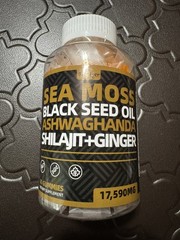Health – Sea Moss, Black Seed Oil, Ashwagandha, Shilajit, Ginger ~60 Ct Gummies