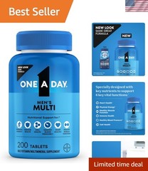 Multivitamin for Men – Daily Mens Multivitamins with Vitamin D, Zinc, Folic A…