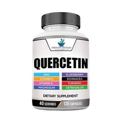 Quercetin 1000mg, Zinc, Vitamin C, Vitamin D, Magnesium – 9 in 1 Immune Support