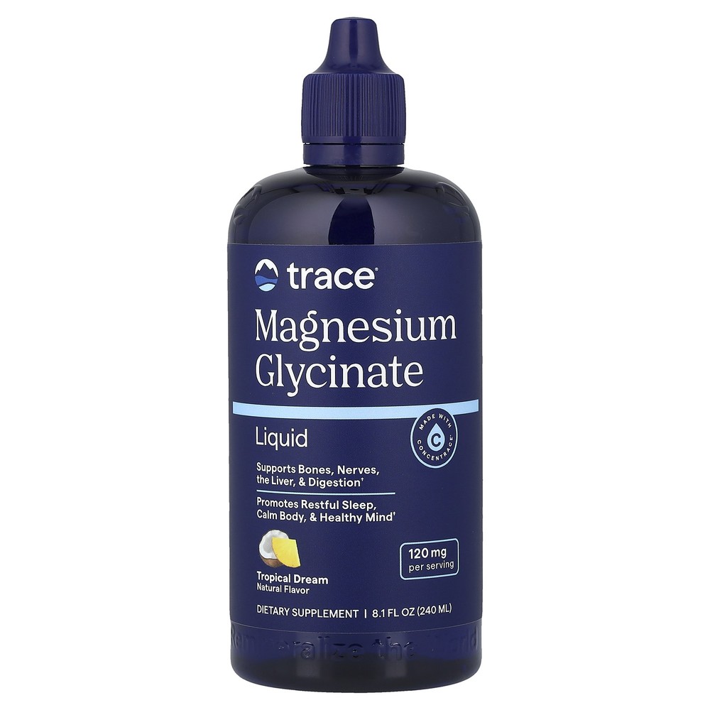 Magnesium Glycinate Liquid, Tropical Dream, 8.1 fl oz (240 ml)
