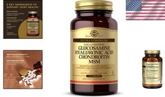 Extra Strength Glucosamine Hyaluronic Acid & Chondroitin – 120 Tablets for Jo…
